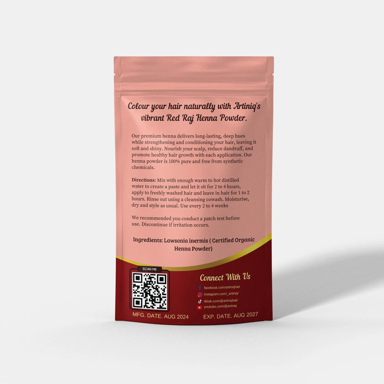 RED RAJ HENNA POWDER